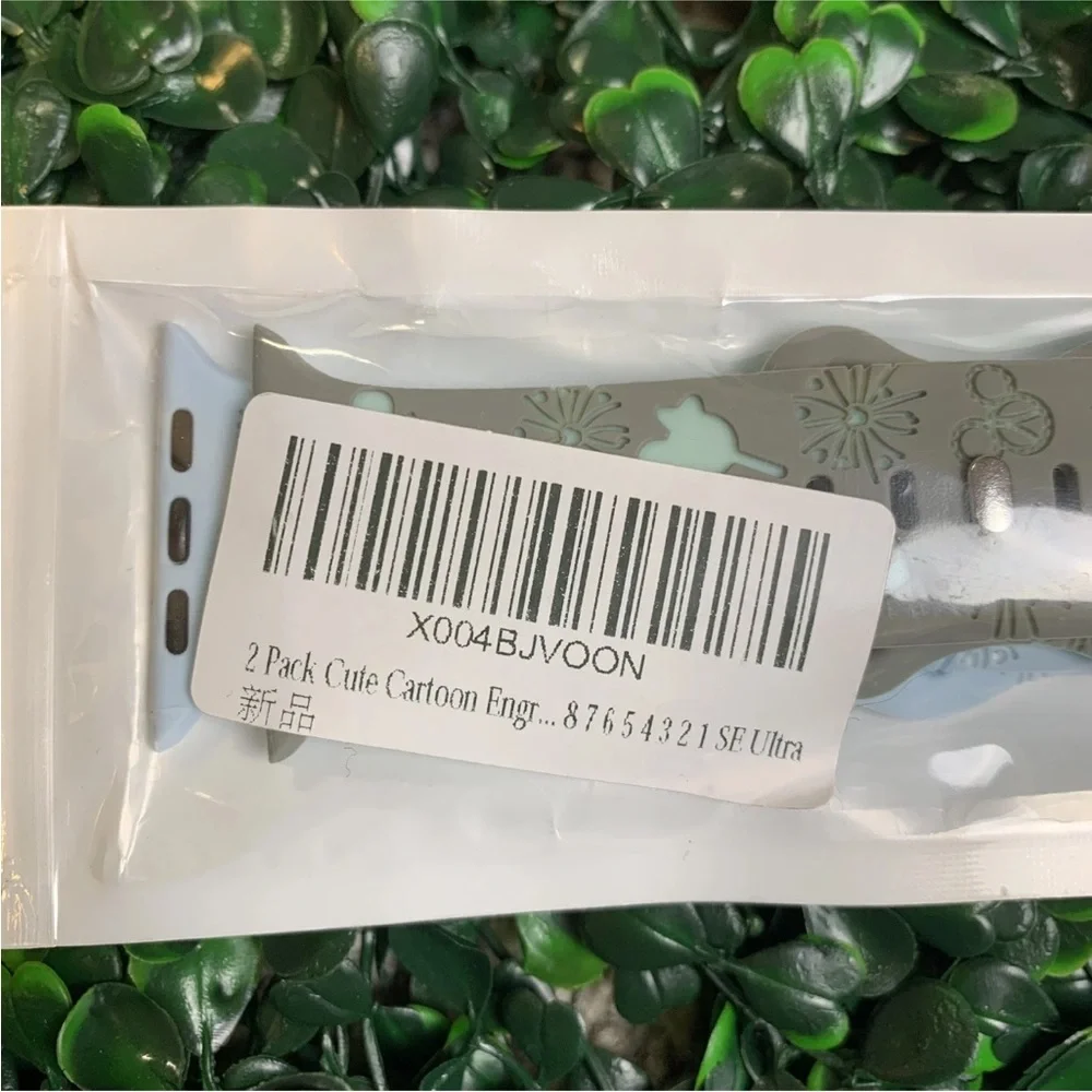 Disney Parks Themed Silicone Watch Bands for Apple Smart Watch 42/44/45/49mm